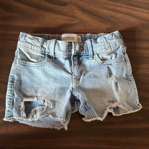Abercrombie & Fitch Light Blue Denim Shorts